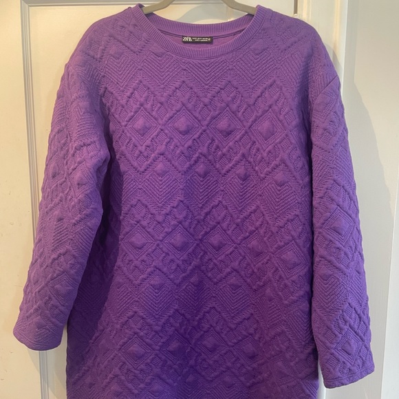 Purple Zara sweater dress.  Never worn, tags removed. - Picture 1 of 3